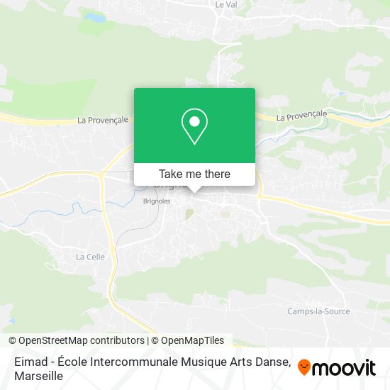 Eimad - École Intercommunale Musique Arts Danse map