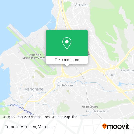 Trimeca Vitrolles map