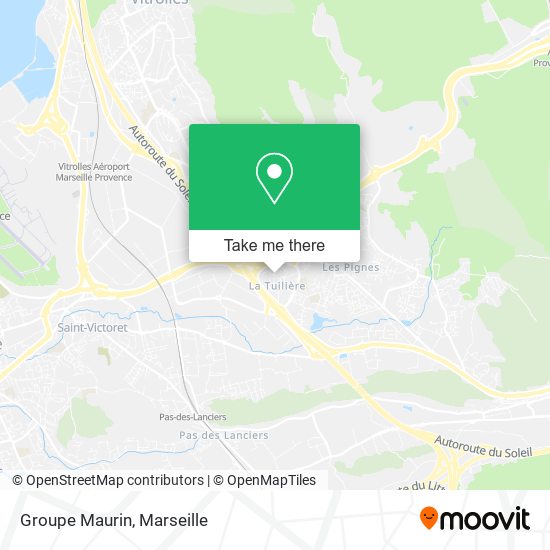 Groupe Maurin map