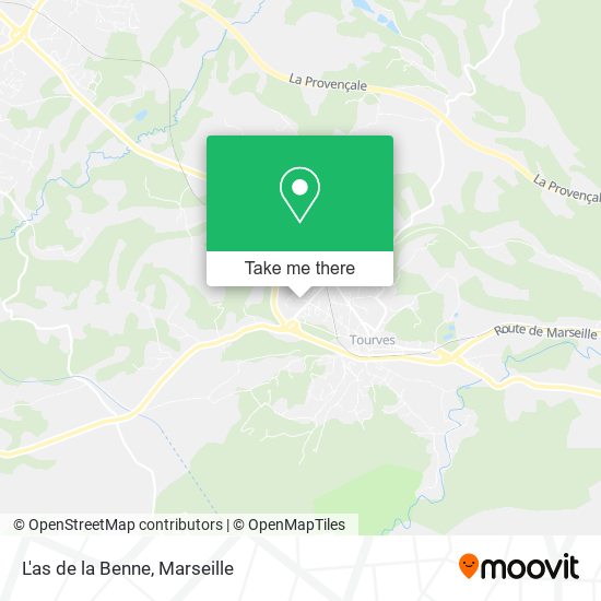 L'as de la Benne map