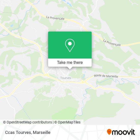 Ccas Tourves map