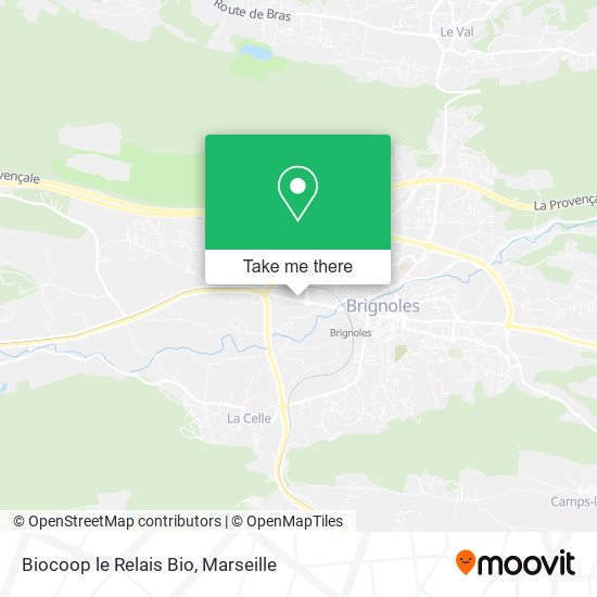 Biocoop le Relais Bio map