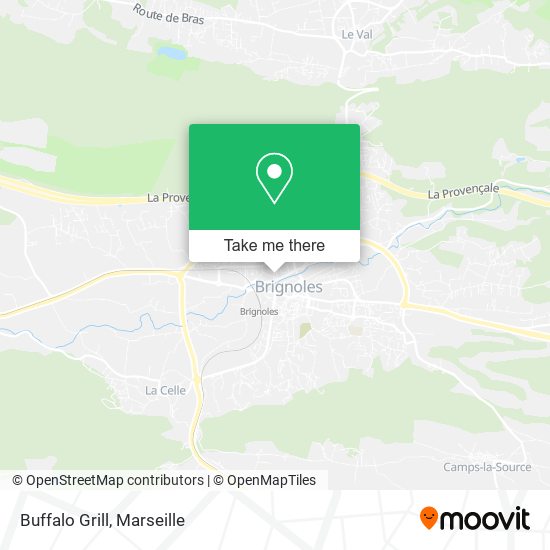 Buffalo Grill map