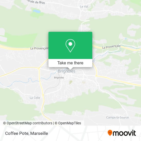 Coffee Pote map