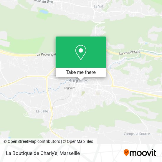La Boutique de Charly's map