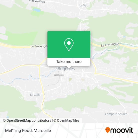 Mel'Ting Food map