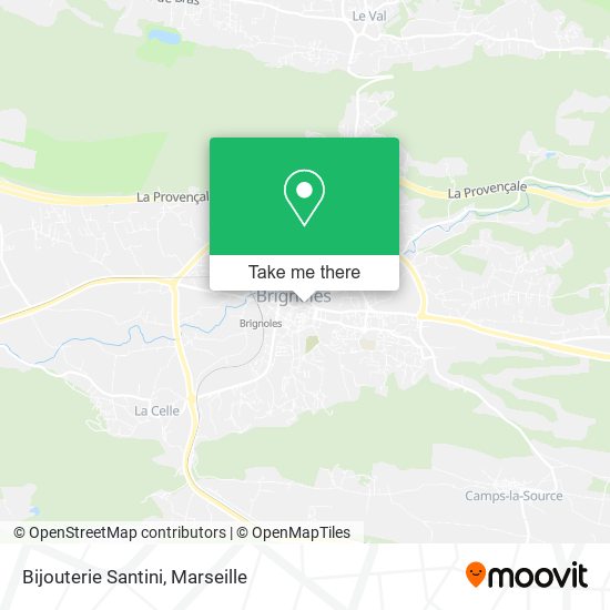 Bijouterie Santini map