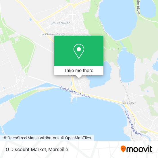 O Discount Market map