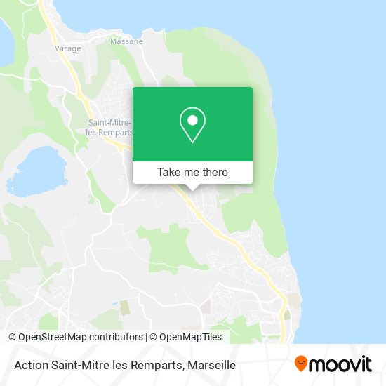 Action Saint-Mitre les Remparts map