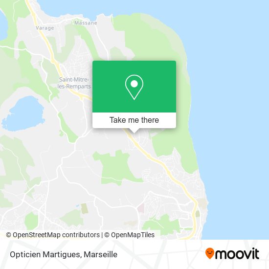 Opticien Martigues map