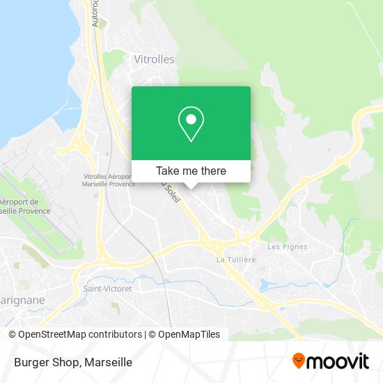 Burger Shop map