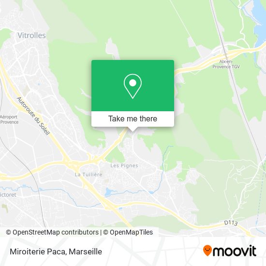 Miroiterie Paca map