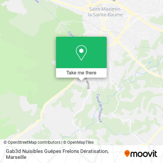 Gab3d Nuisibles Guêpes Frelons Dératisation map