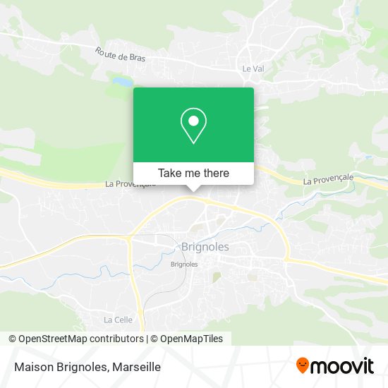 Maison Brignoles map