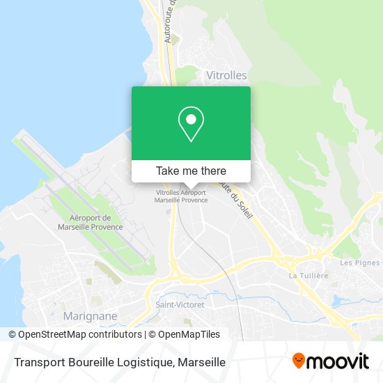 Mapa Transport Boureille Logistique