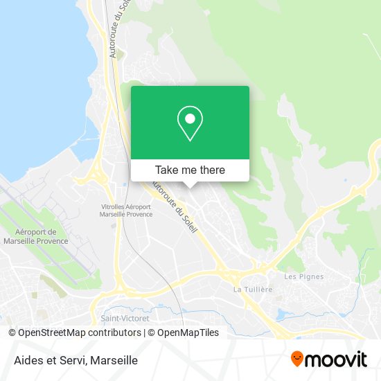 Aides et Servi map