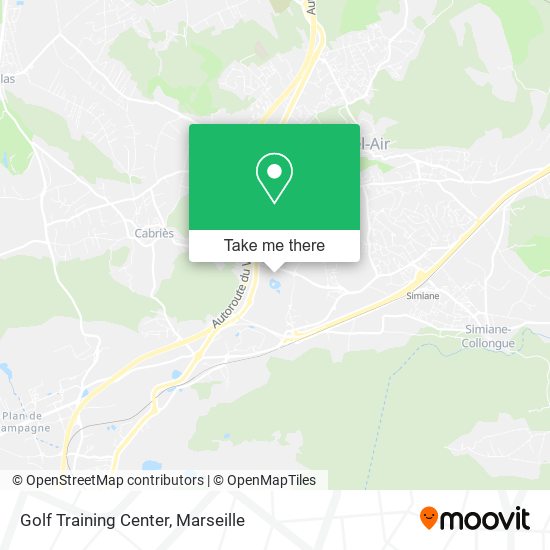 Golf Training Center map