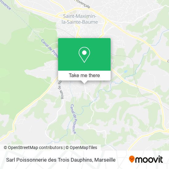 Sarl Poissonnerie des Trois Dauphins map