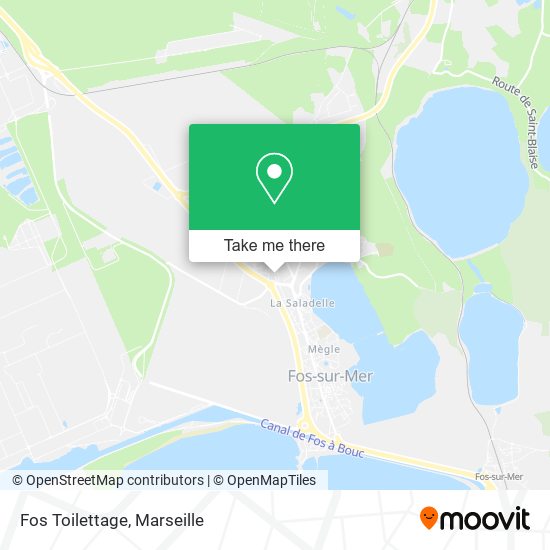 Fos Toilettage map
