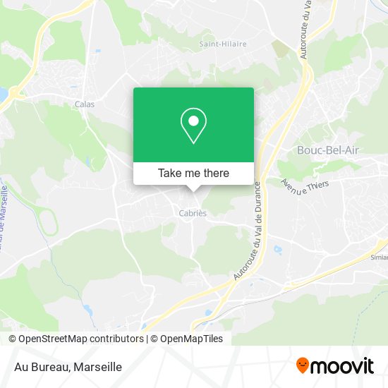 Au Bureau map