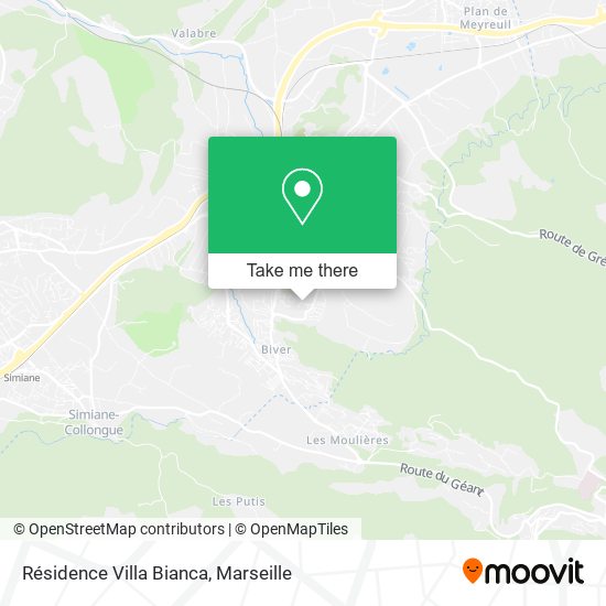 Résidence Villa Bianca map