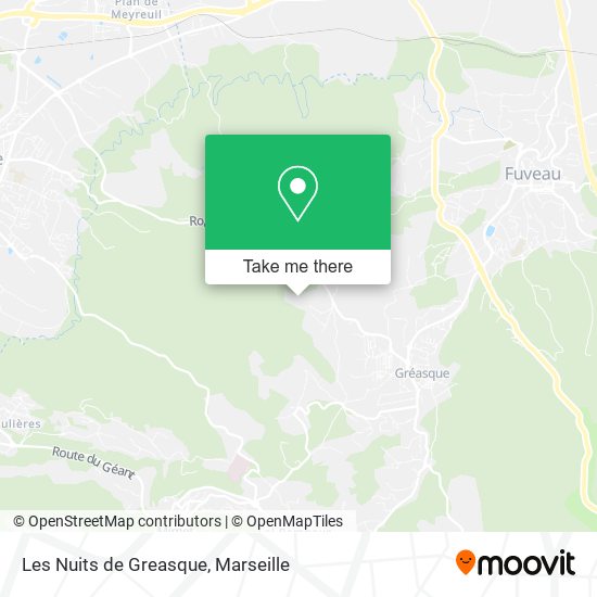 Les Nuits de Greasque map
