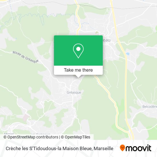 Crèche les S'Tidoudous-la Maison Bleue map