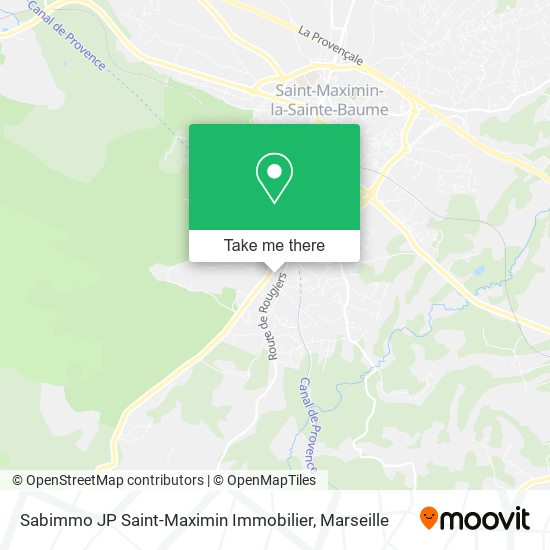 Sabimmo JP Saint-Maximin Immobilier map