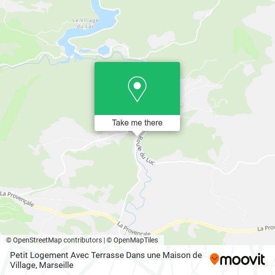 Petit Logement Avec Terrasse Dans une Maison de Village map