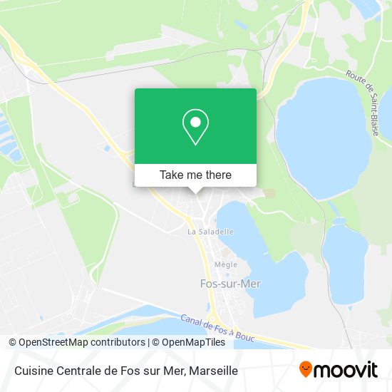 Cuisine Centrale de Fos sur Mer map