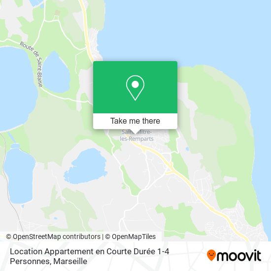 Location Appartement en Courte Durée 1-4 Personnes map