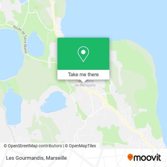 Les Gourmandis map
