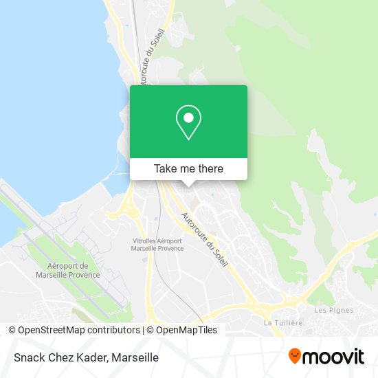 Snack Chez Kader map