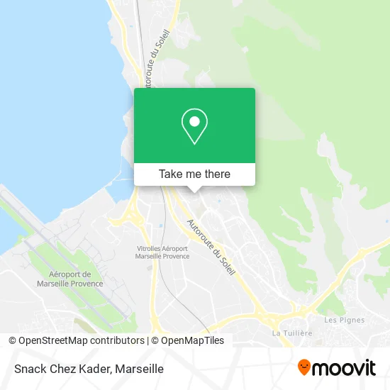 Snack Chez Kader map