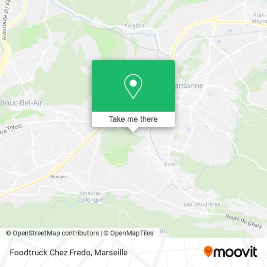 Foodtruck Chez Fredo map