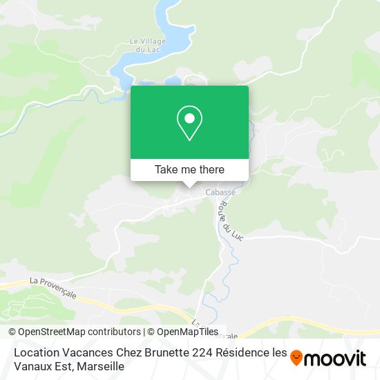 Location Vacances Chez Brunette 224 Résidence les Vanaux Est map