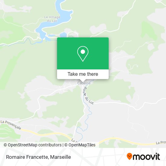 Romaire Francette map