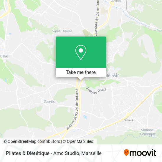 Pilates & Diététique - Amc Studio map