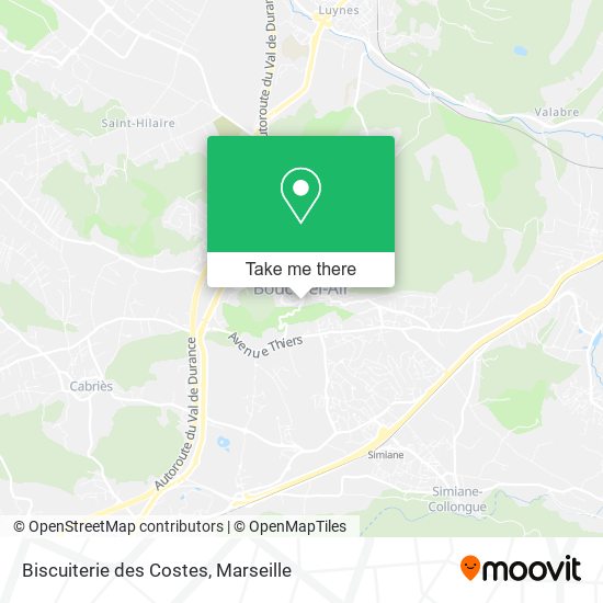 Biscuiterie des Costes map