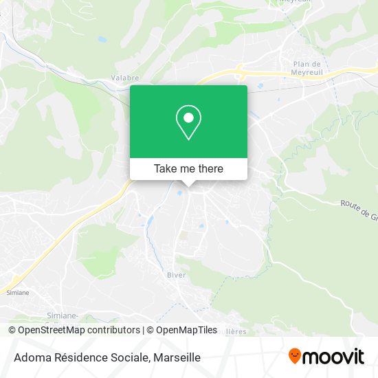 Adoma Résidence Sociale map