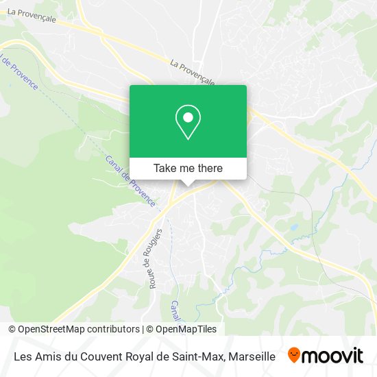 Les Amis du Couvent Royal de Saint-Max map