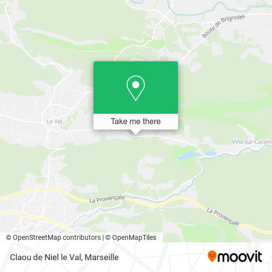 Claou de Niel le Val map