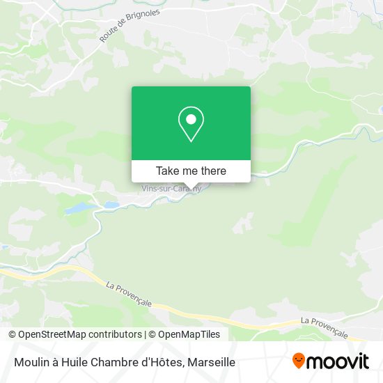 Moulin à Huile Chambre d'Hôtes map