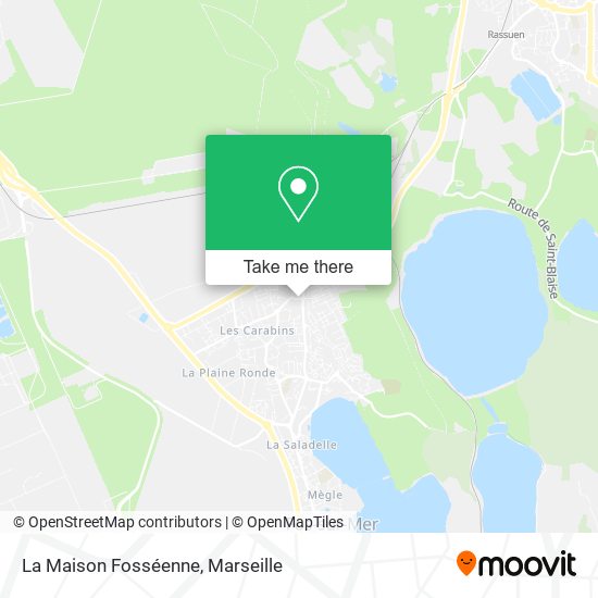 La Maison Fosséenne map