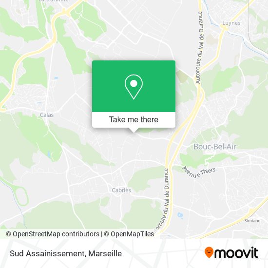 Sud Assainissement map