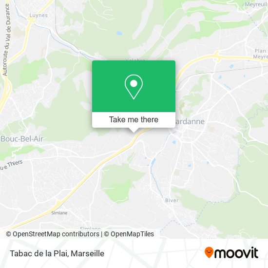 Tabac de la Plai map