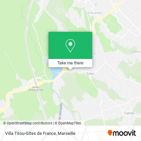 Villa Titou-Gîtes de France map