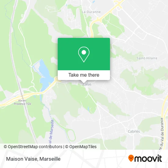 Maison Vaise map