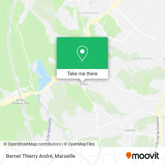 Bernet Thierry André map