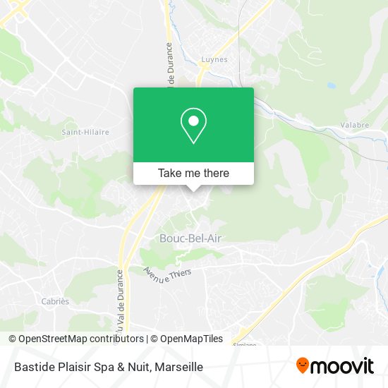 Bastide Plaisir Spa & Nuit map